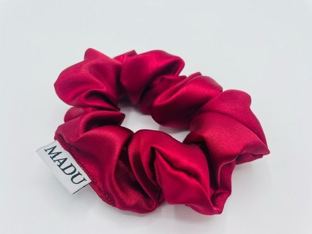 Bourdeaux Satin Scrunchie