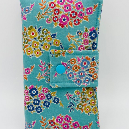 Carteira Raio de Sol Azul Turquesa