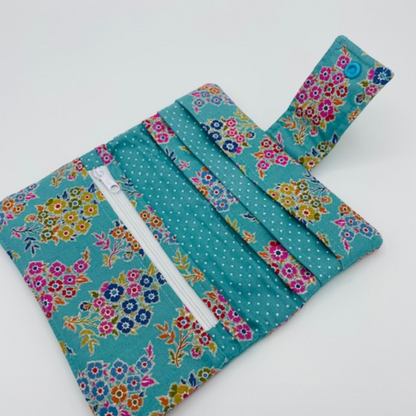Carteira Raio de Sol Azul Turquesa