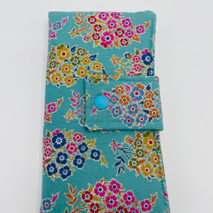 Carteira Raio de Sol Azul Turquesa